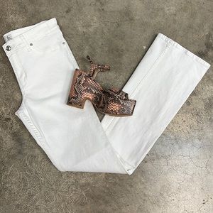 Abercrombie and Fitch white jeans